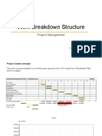 Work Breakdown Structure: Project Management