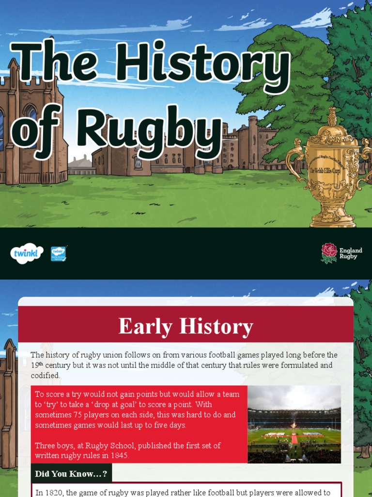 Rugby's Rich History & Evolution | PDF | Rugby Union | Athletic Sports