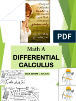 Introduction To Differential Calculus and Lesson in Functions Math A BSEM1