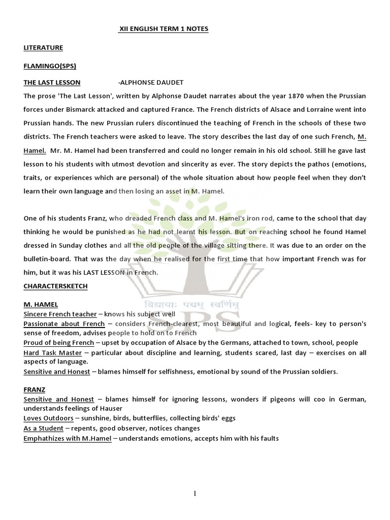 English Full Syllabus Notes and Mcq's PDF Swimming Poetry