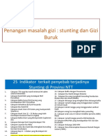 MATERI PGBT - Sosialisasi Penanganan Gizi - Stunting Dan Gizi Buruk - PDF