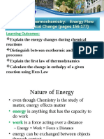Thermochemistry: Energy Flow and Chemical Change