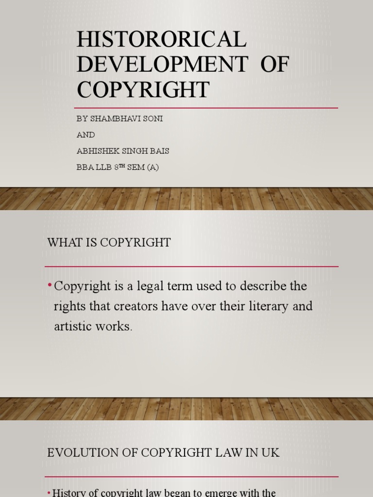Evolution of Copyright Law in India | PDF | Copyright | Copyright Law ...