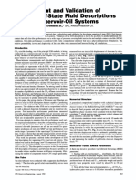 Development and Validation of Equation of State Fluid Descriptions For C02/Reservoir Oil Systems