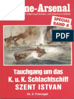 Tauchgang Um Das KuK Schlachtschiff Szent Istvan