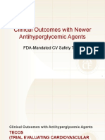 Clinical Outcomes With Newer Antihyperglycemic Agents: FDA-Mandated CV Safety Trials