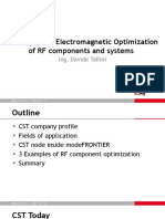 Multiobjective Electromagnetic Optimization of RF Components and Systems