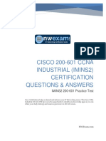 CISCO 200-601 CCNA Industrial (Imins2) Certification Questions & Answers