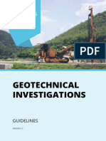 Geotechnical Investigations: Guidelines