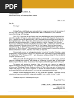 Application Letter