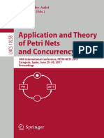 Application and Theory of Petri Nets and Concurrency: Wil Van Der Aalst Eike Best