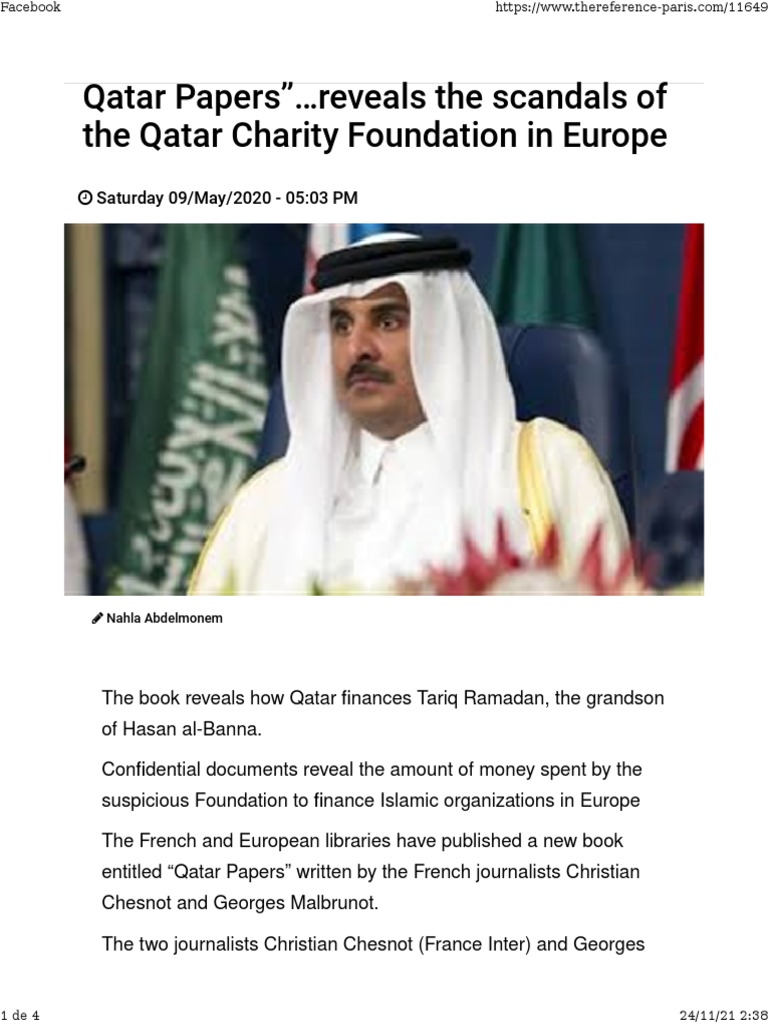 Qatar Papers: Exposing Charity Scandals | PDF | Qatar