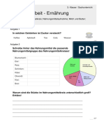 Klassenarbeit - Ernährung: in Welchen Getränken Ist Zucker Versteckt?