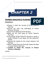 Human Resource Planning Objectives