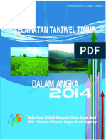 Kecamatan Taniwel Timur Dalam Angka 2014