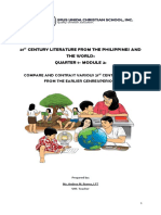 1st Quarter-Module 2-21st Century Literature From The Philippines and The World