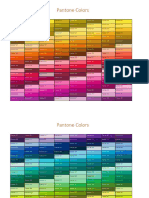 Printable Pantone Color Chart