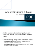 Anestesi Umum & Lokal