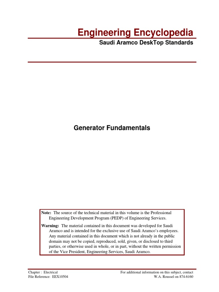 Generator Fundamentals Overview | PDF | Electric Motor | Electric Generator