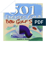 501excuses For A Bad Golf Shot - Justin Exner
