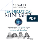 Mathematical Mindsets: Unleashing Students' Potential Through Creative Math, Inspiring Messages and Innovative Teaching - Jo Boaler