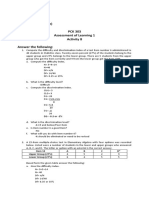 Jovy U. Nalupa BEED-2 (2 Schedule) PCK 303 Assessment of Learning 1 Activity 8 Answer The Following