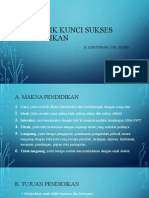 Pendidik Kunci Sukses Pendidikan