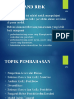 Portofolio Investasi Bab 4 - Return Yang Diharapkan Resiko Portofolio