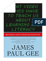 What Video Games Have To Teach Us About Learning and Literacy - James Paul Gee