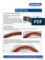 Montageanleitung FEP - PFA Ummantelter O-Ring