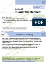 Peco PM Lastenheft Und Pflichtenheft