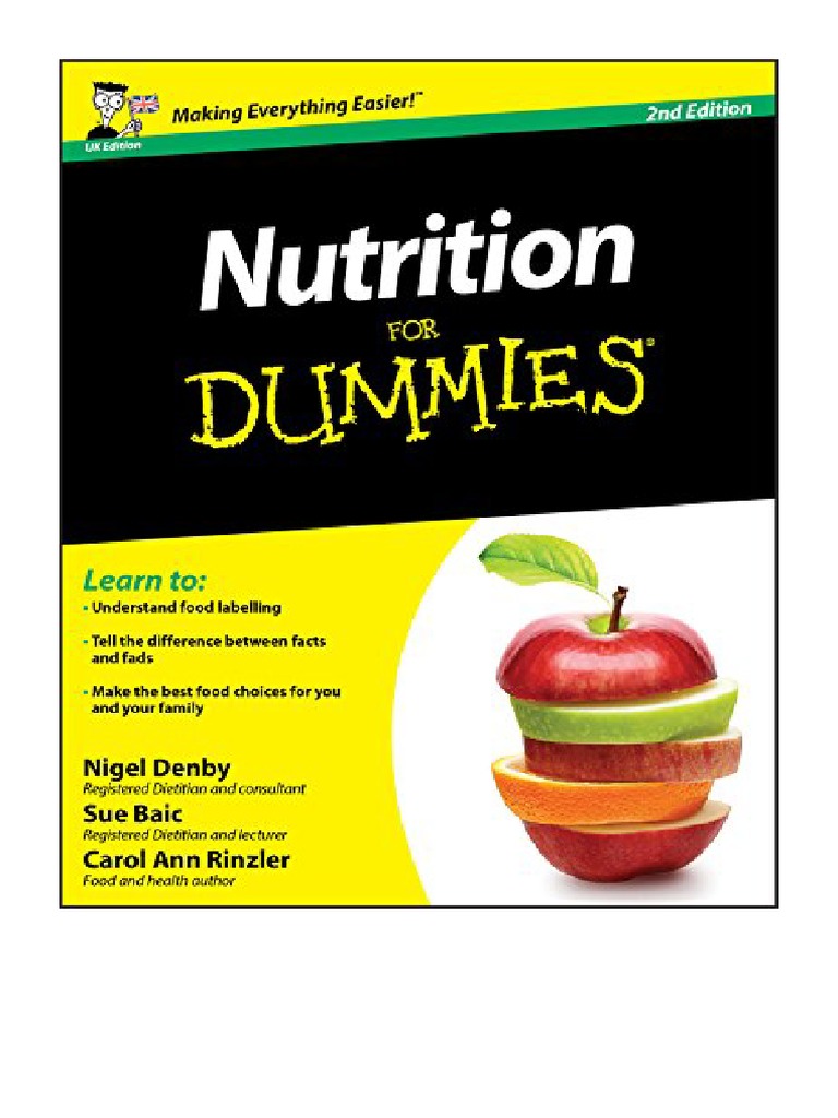 Nutrition For Dummies Carol Ann Rinzler PDF Healthy Diet Foods