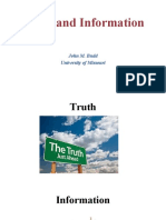 BUDD, John - Truth and Information