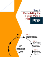 Formulating The 3-Year Work & Financial Plan: Step 4