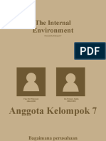 The Internal Environment - Kelompok 7