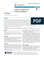 Differences Between CS-DAVF and TCCF - To Reveal An