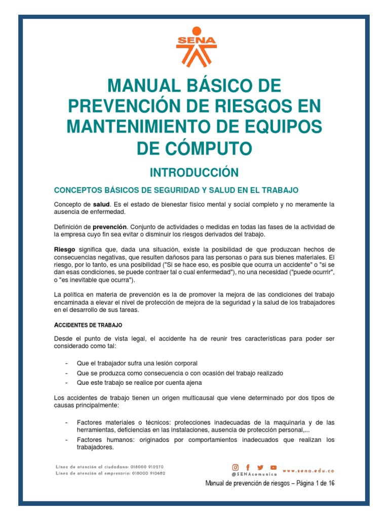 Análisis de Riesgos en Mantenimiento Informático | PDF | Combustión ...