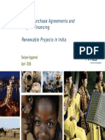 Power Purchase Agreements and Project Financing Renewable Projects in India