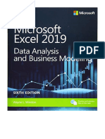 Microsoft Excel 2019 Data Analysis and Business Modeling (6th Edition) (Business Skills) - Wayne Winston