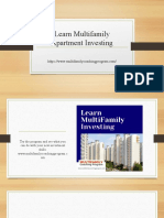 Learn Multifamily Apartment Investing