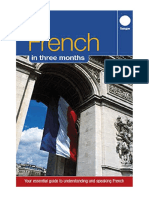 French Three Months:: Your Essential Guide To Understanding and Speaking French (Hugo) - Jacqueline Lecanuet