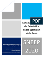 Informe Sneep Argentina 2020