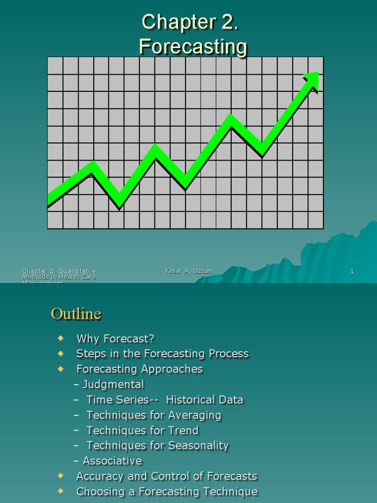 Associative Forecasting in Healthcare | PDF | Forecasting | Seasonality
