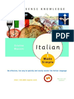 Italian Made Simple: Revised and Updated - Cristina Mazzoni