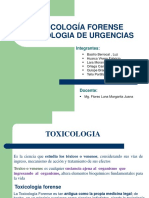 Toxicologia Forense - de Urgencias - Sem 12 - Grupo 4