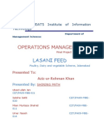 Operation Management Final Project Report