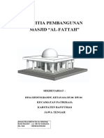 Proposal Masjid Dungran Al Fattah Revisi