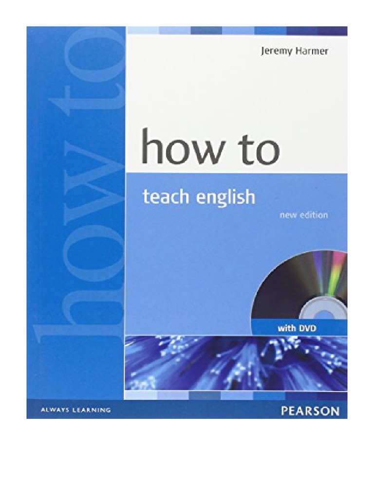 How To Teach English Book and DVD Pack Jeremy Harmer PDF