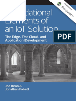 Foundational Elements of An IoT Solution