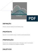 Teorema trabalho-energia: definição e aplicações